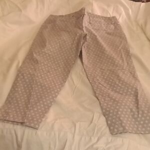 Polka Dot Wide-Leg Pants